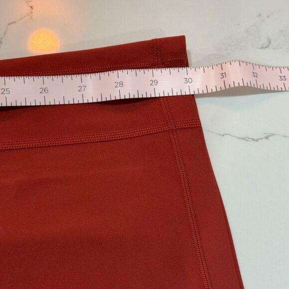 Lululemon Align High-Rise Wide-Leg Pant, Short 30”, Terra Orange, Nulu, EUC, Sz6 - Picture 8 of 8